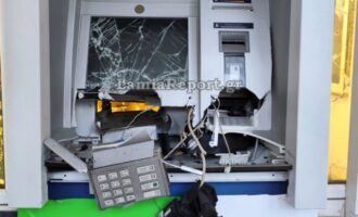 Ληστεία-θρίλερ στη Βοιωτία: Ανατίναξαν ΑΤΜ και εξαφανίστηκαν με τα χρήματα