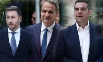 Δημοσκόπηση: Πέφτει κι’ άλλο η ΝΔ – Ανεβαίνει ο Τσίπρας – Το ΠΑΣΟΚ χωρίς Ανδρουλάκη αυξάνει ποσοστά
