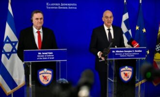 Νίκος Δένδιας και Ίσραελ Κατζ: «Λειτουργούμε ως ένας άξονας σταθερότητας στην Ανατολική Μεσόγειο»