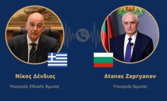 Νίκος Δένδιας: «Η Ελλάδα θα παράσχει κάθε δυνατή βοήθεια για την αντιβαλλιστική προστασία της Βουλγαρίας από το Ιράν»