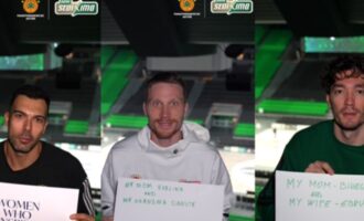 Σλούκας, Όσμαν και Γκριγκόνις λένε «ευχαριστώ» στις γυναίκες που τους εμπνέουν καθημερινά (βίντεο)